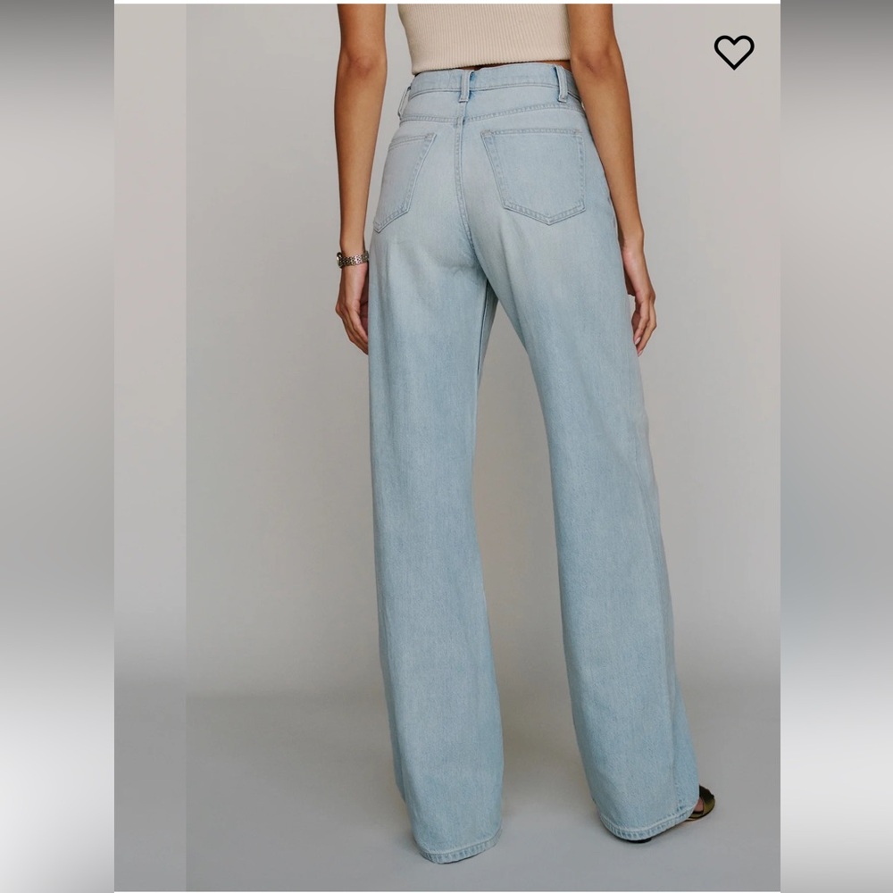 Reformation Lived in Wide Left denim